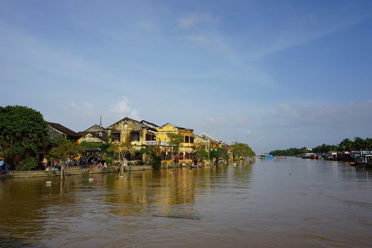 Hoi An’s old city just after a high flood