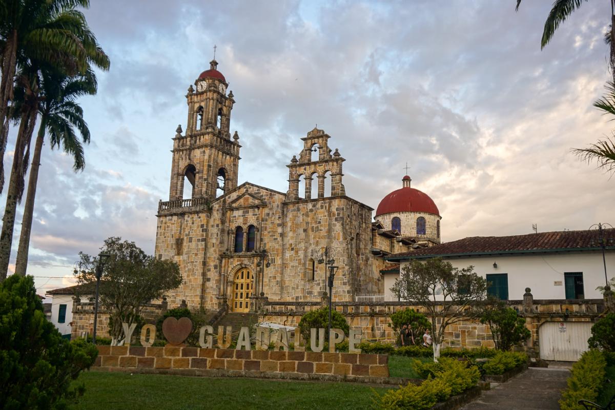 Visiting Las Gachas in the small town of Guadalupe, Santander