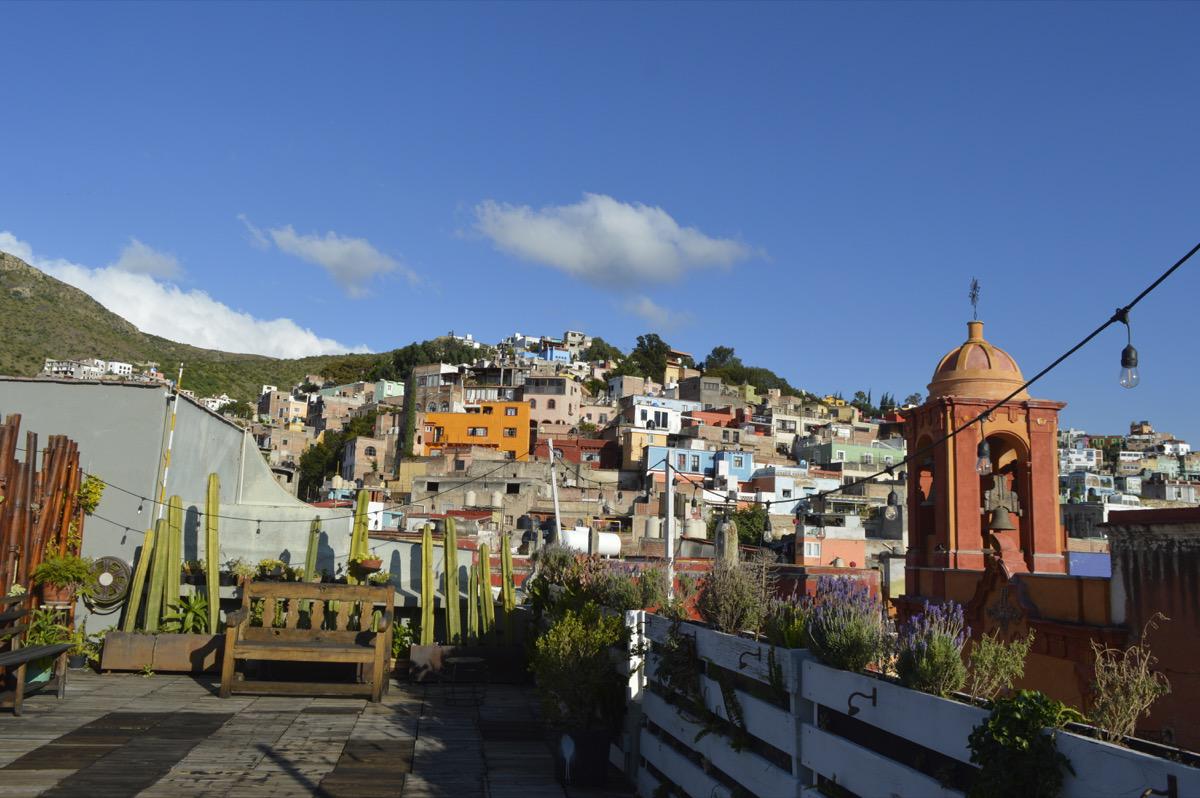 Vista desde el último piso de Foro Cultural 81.
