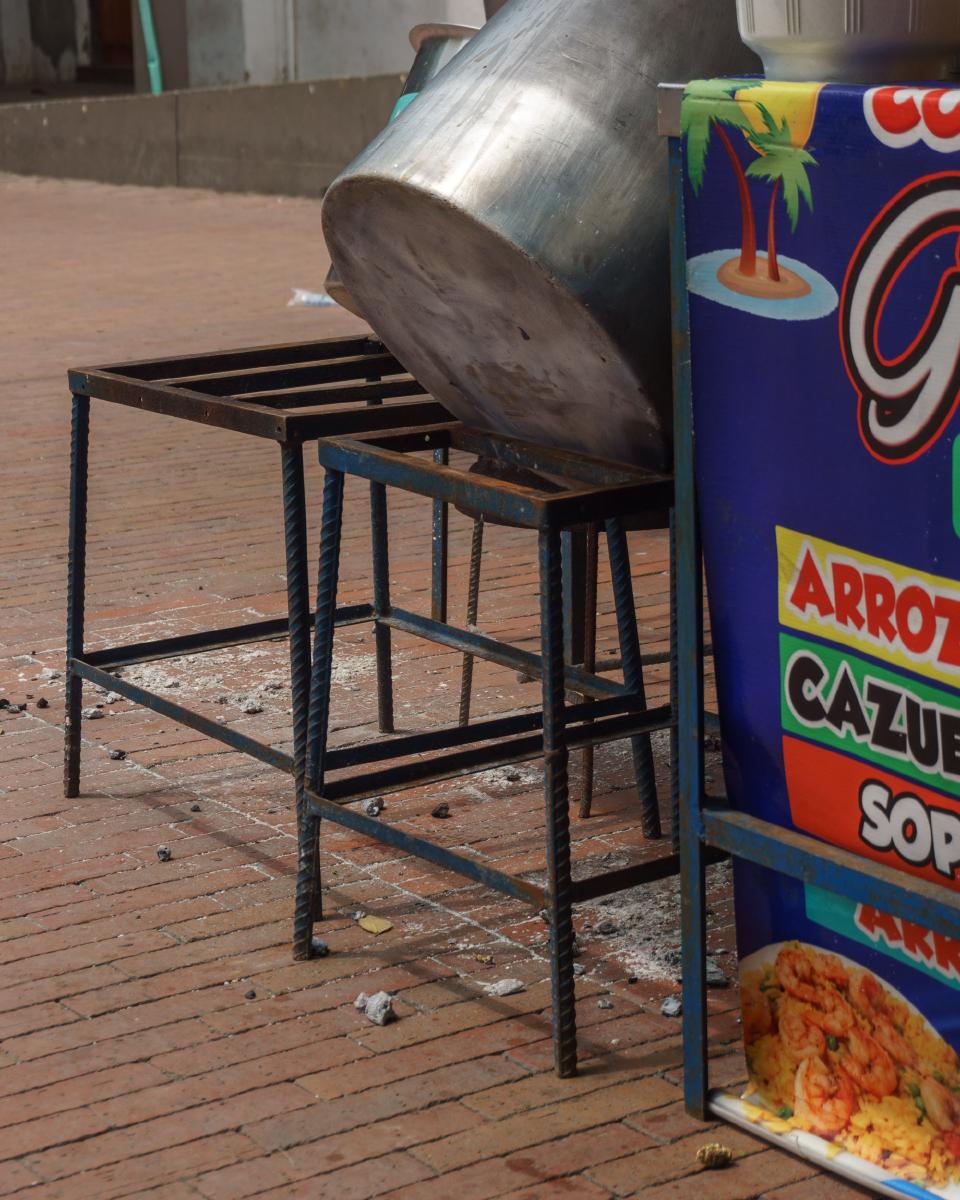 Puesto de comida callejera Glorimar