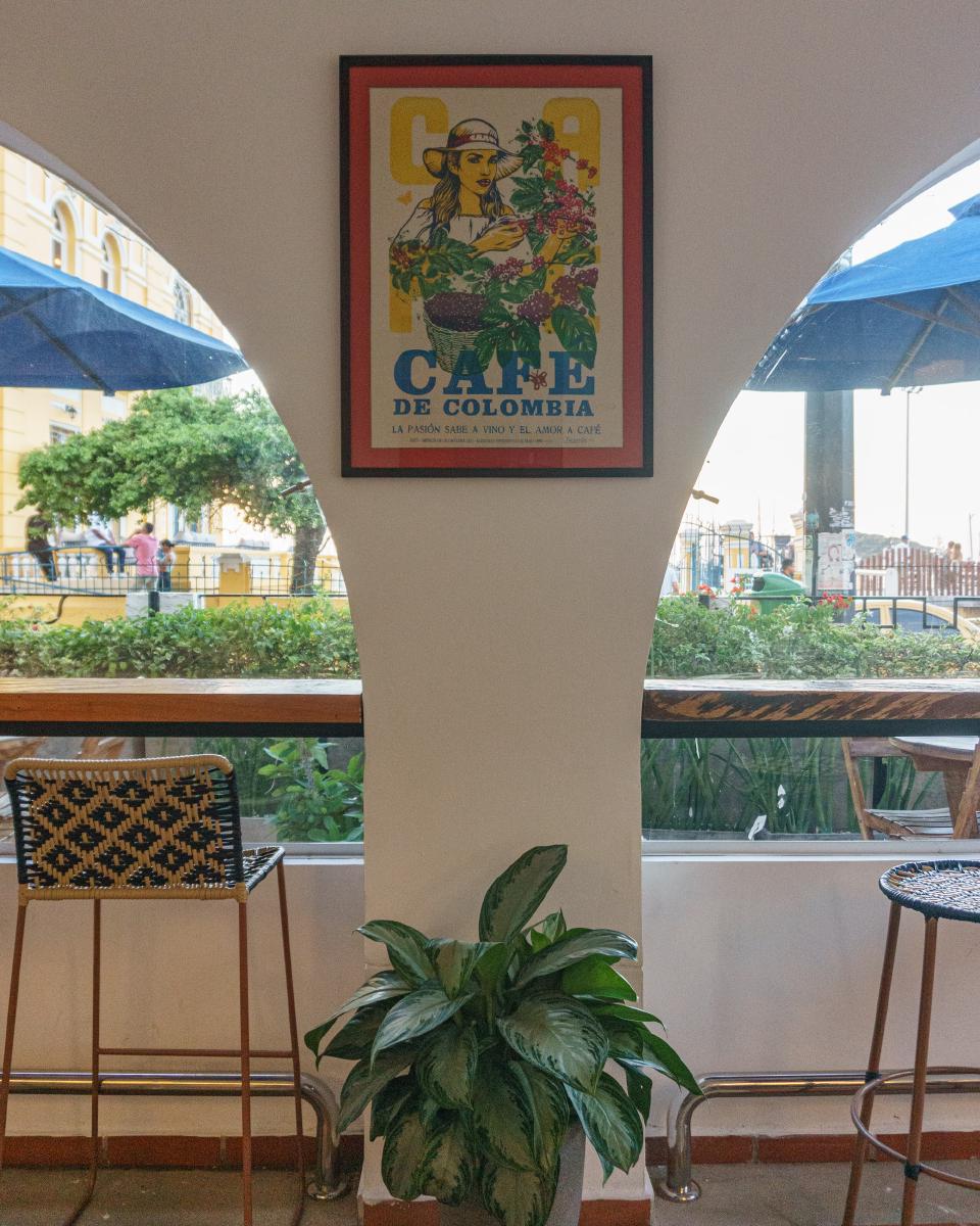 Interior del café Vívolo